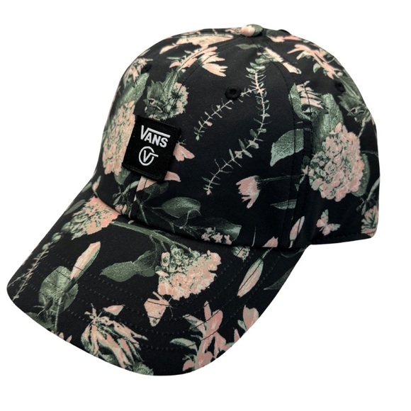 VANS Women's Vansday Court Hat TROPICAL FLORAL PRINT/BLACK - Picture 4 of 7